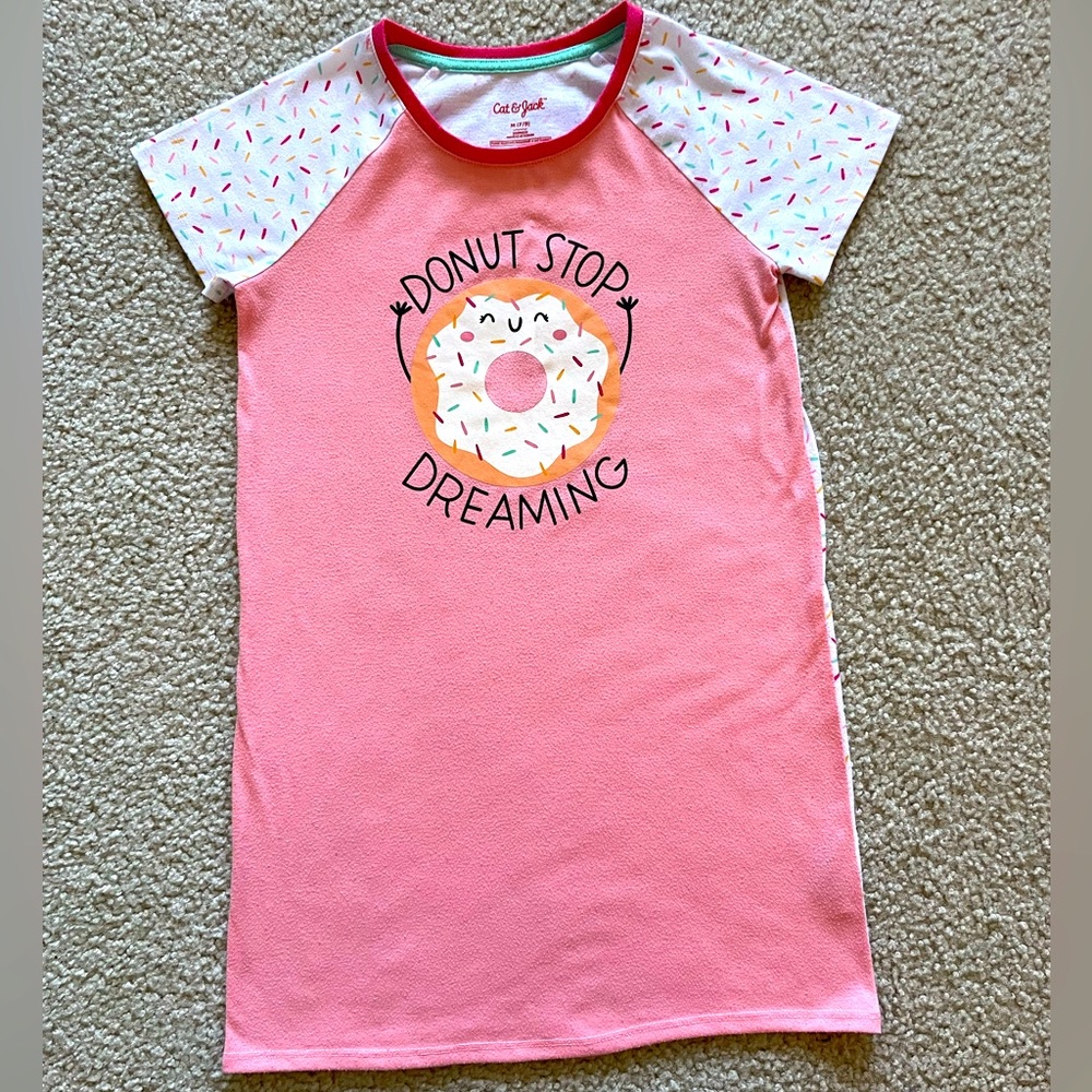 Donut Stop Dreaming Girls Nighty